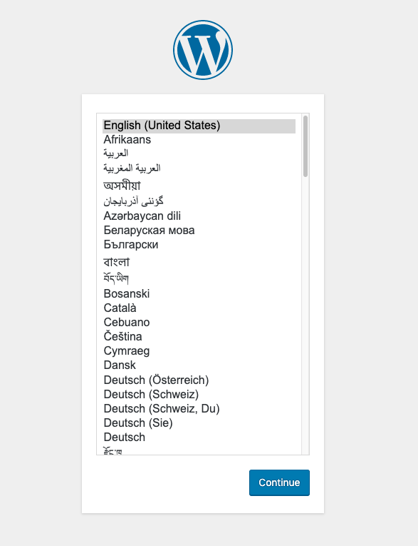 wordpress select country